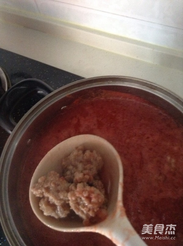 Tomato Meatball Soup recipe