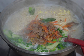 Carrot and Lamb Noodles, Warm Your Body, Stomach and Hands, Beautiful recipe