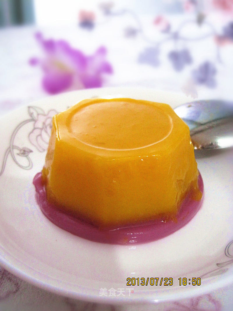 Pumpkin Purple Potato Pudding recipe