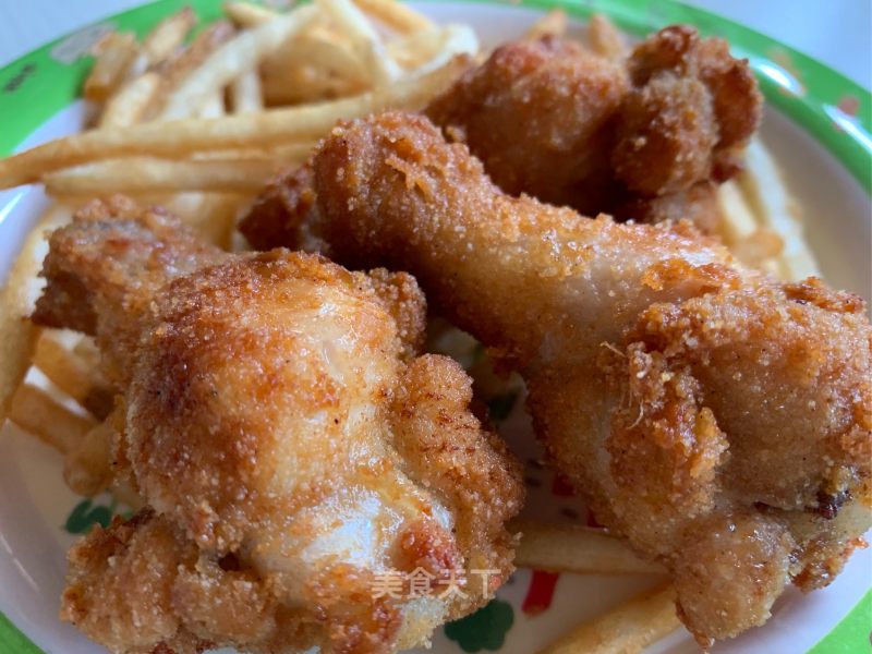 Fried Chicken Leg Fries recipe