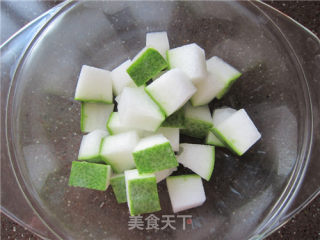 Winter Melon, Lotus Rice and Mung Bean Congee recipe