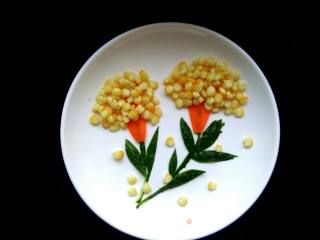 Corn Kernels and Cucumber Platter recipe