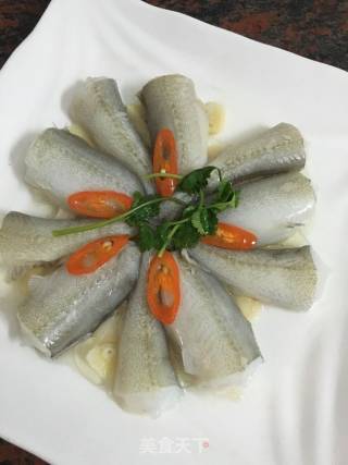 Steamed Tofu Fish with Garlic recipe