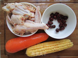 Carrot Corn Chicken Soup recipe