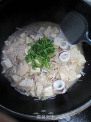 #trust之美#fun Mushroom Seafood Stewed Tofu recipe