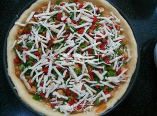 [breakfast for Students] Orleans Chicken Pizza recipe