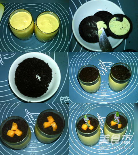 Oreo Mango Mousse Cup recipe