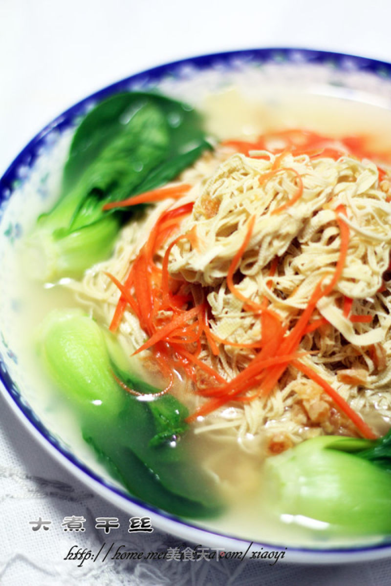Easily Copy Jiangsu's Famous Dish at Home-boiled Dried Silk recipe
