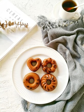 Chocolate Bean Donut Cake