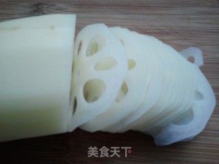 Sugar Pickled Lotus Root Slices recipe