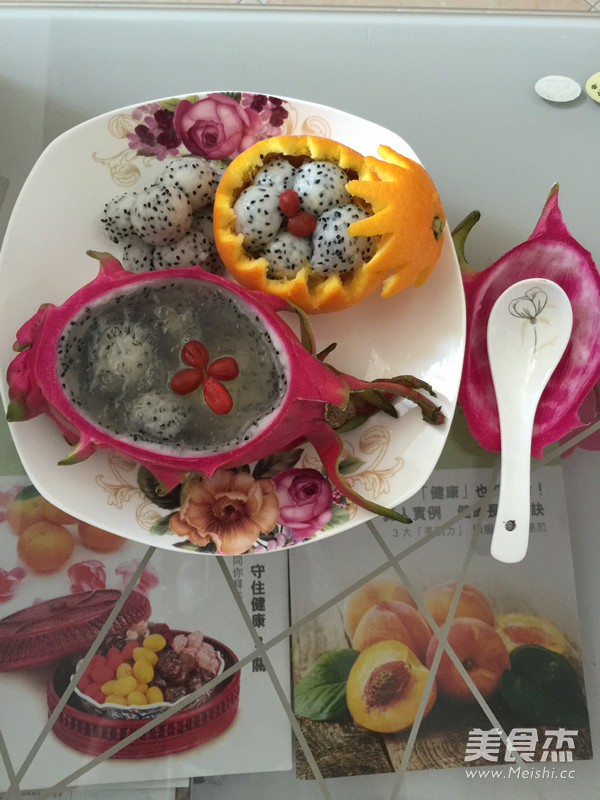 Bird's Nest Stewed Pitaya recipe