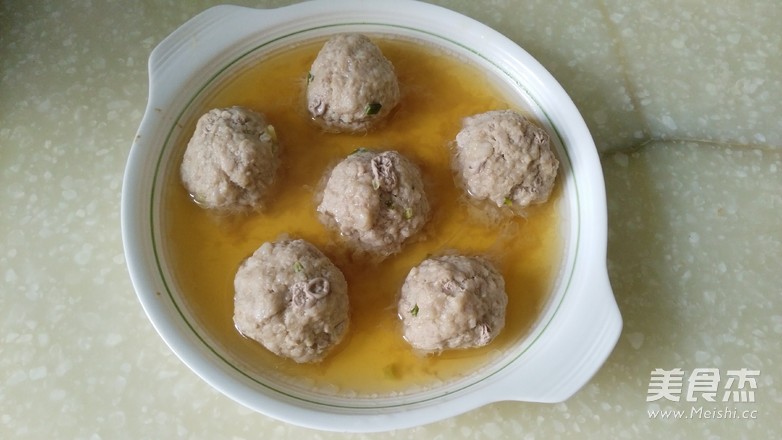 Steamed Meatballs recipe