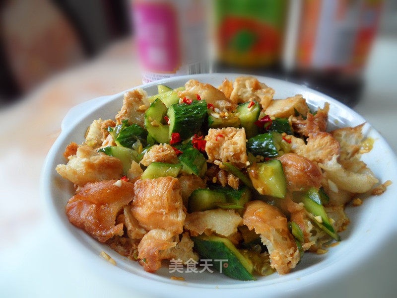 Fried Fritters with Cucumber recipe