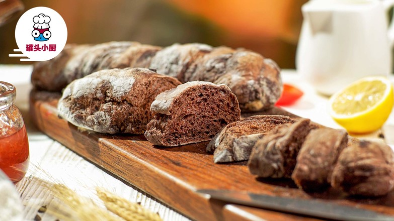 Oil-free Chocolate Hand Mixed Bread recipe