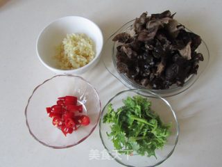 Black Fungus Mixed Kidney Flower recipe
