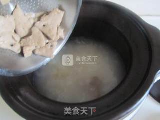 Cilantro Pork Liver Yin Rice Congee recipe