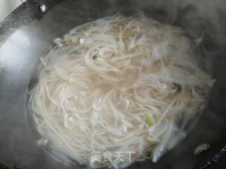 Large Row of Egg Noodles recipe