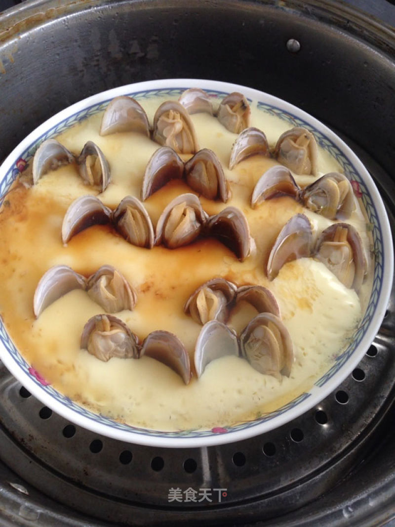 Steamed Egg with Clams recipe