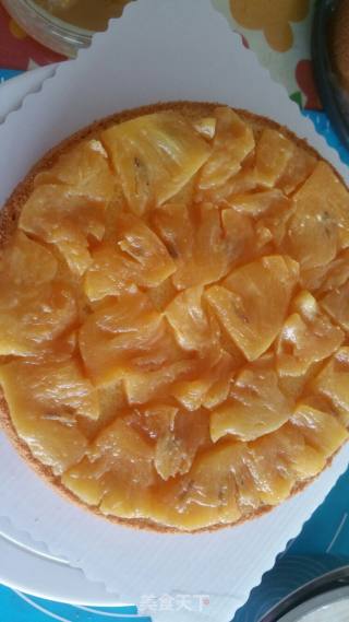 Caramelized Pineapple Fruit Cake recipe