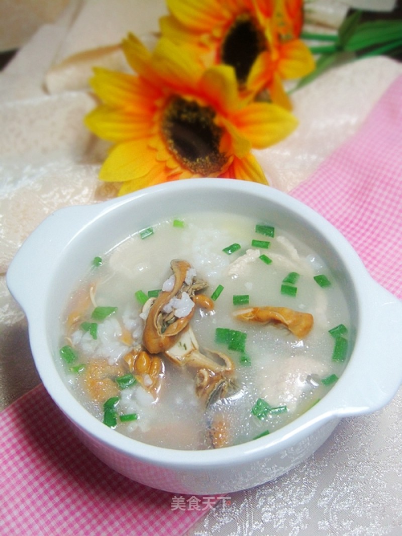 Lean Pork Congee with Oyster Sauce