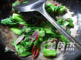 Duck Gizzard Stir-fried Vegetable Core recipe