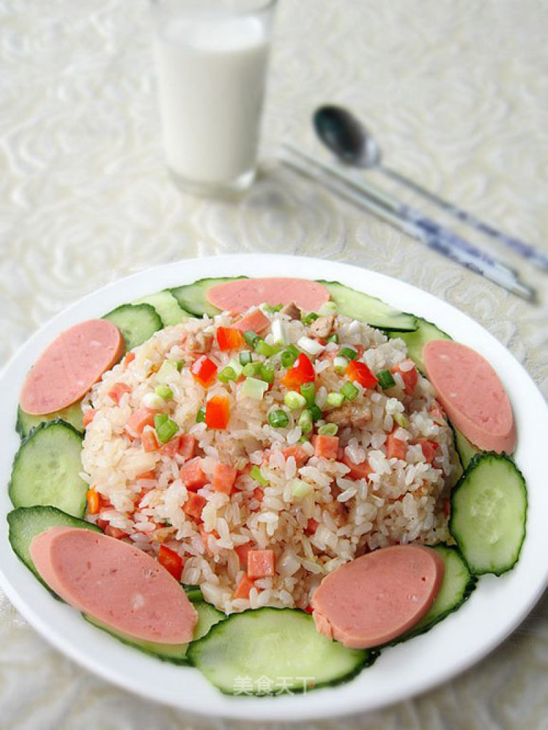 Fried Rice with Sauerkraut and Minced Pork recipe