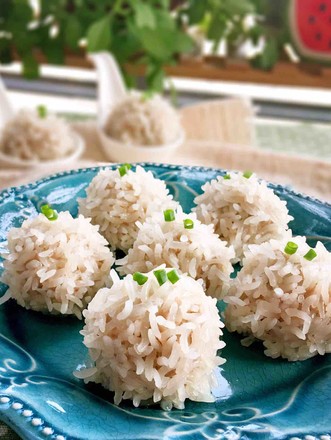 Pearl Glutinous Rice and Lotus Root Balls