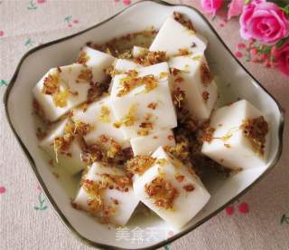 Osmanthus Almond Milk Tofu recipe