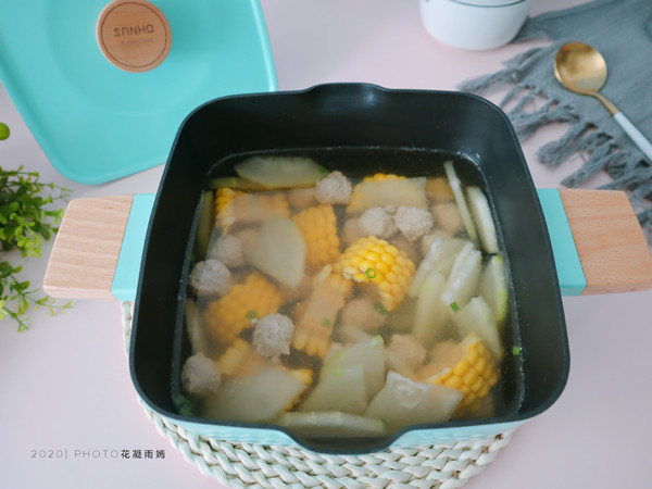 Winter Melon and Cornball Soup recipe