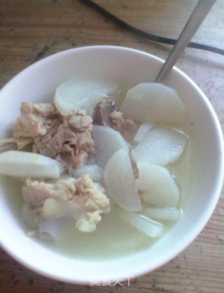 After 61, Make A Big Bone Soup with White Radish. recipe