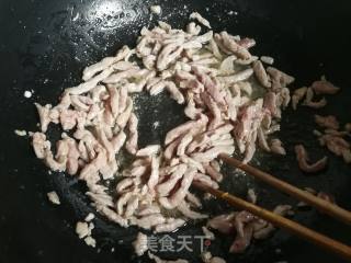 Meat Ribbon Bottom (how to Make The Pork Silk More Smooth and Tender) recipe