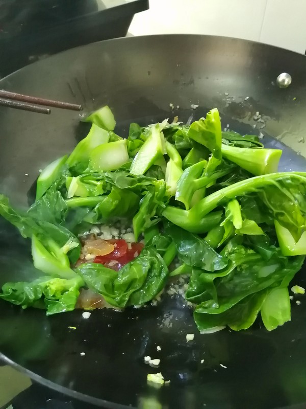 Simple and Delicious~~stir-fried Kale with Cured Meat recipe