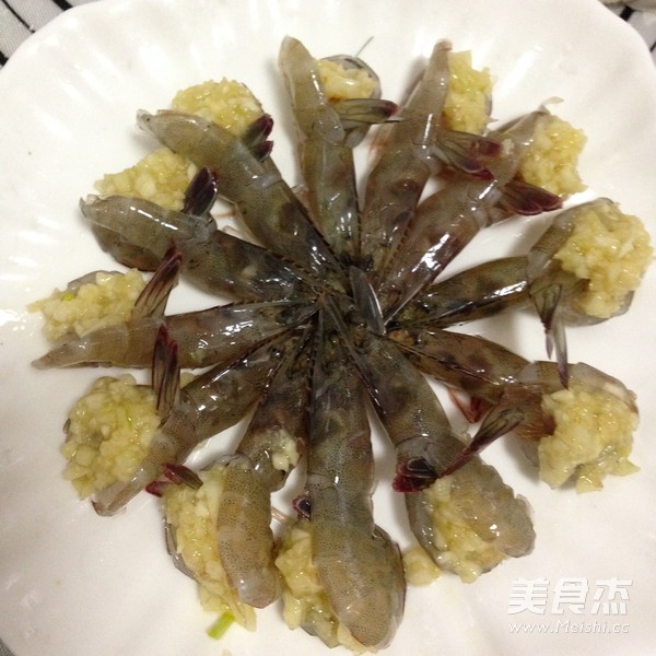 Steamed Shrimp with Garlic recipe