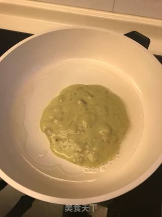 Chestnut Matcha Hot Cake recipe