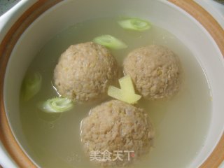 Stewed Lotus Root Lion Head recipe