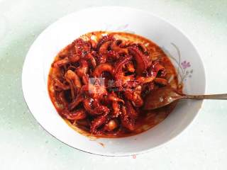 Spicy Grilled Octopus in Dongling Electronic Oven recipe