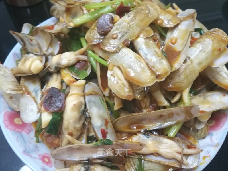 Stir-fried Razor Clams