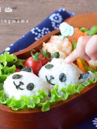 Panda Onigiri Bento