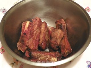 Baked Bones with Tin Foil recipe