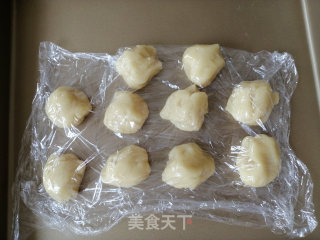 Bean Paste Meat Floss Egg Yolk Mooncake recipe