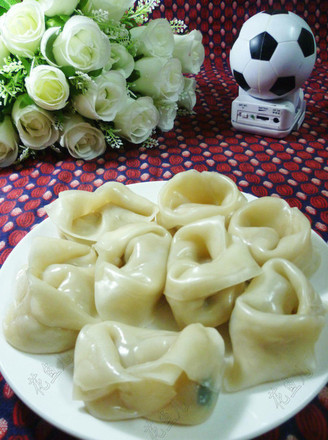 Steamed Zucchini and Meat Wonton recipe