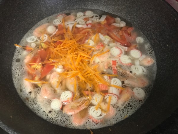Egg Seafood Soup recipe