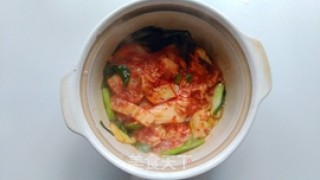 Korean Kimchi Seafood Soup recipe