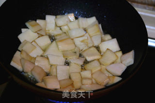 Spicy Pork Belly Stir-fried King Pleurotus recipe