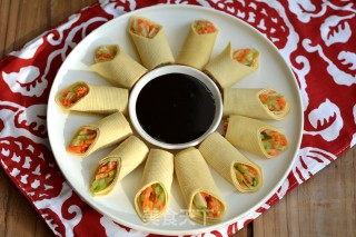 Vegetable Rolls with Tofu Skin recipe