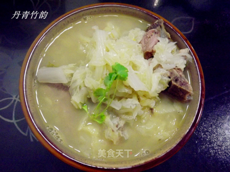 Pork Ribs and Cabbage Soup recipe