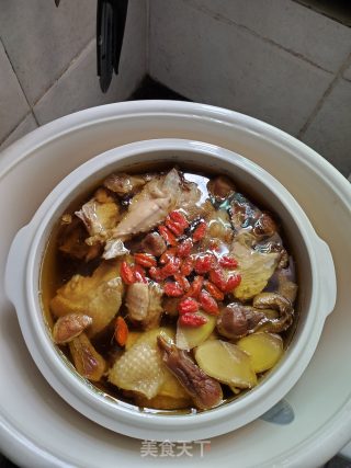 Agaricus Stewed Chicken recipe