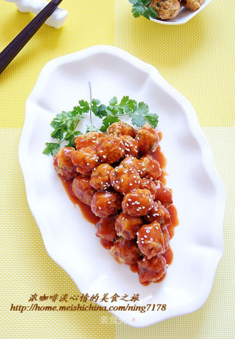 Sweet and Sour Sweet and Sour, My Favorite—radish Meatballs in Tomato Sauce recipe