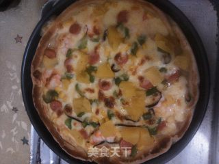 Hawaiian Prawn Pizza recipe