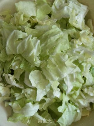 Stir-fried Cabbage with Pleurotus Eryngii recipe